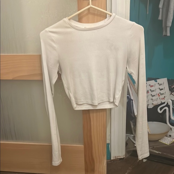 White Long Sleeve Women's Top - Picture 1 of 1